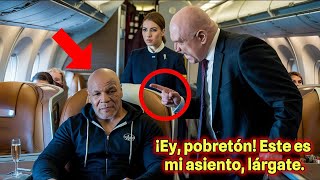 Un hombre insulta a Mike Tyson en un vuelo de primera clase: lo que sucede después sorprende a todos