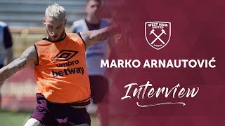 MARKO ARNAUTOVIC - I'M HAPPY TO PLAY FOR WEST HAM