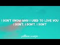 used to love you gwen stefani lyrics 🎵