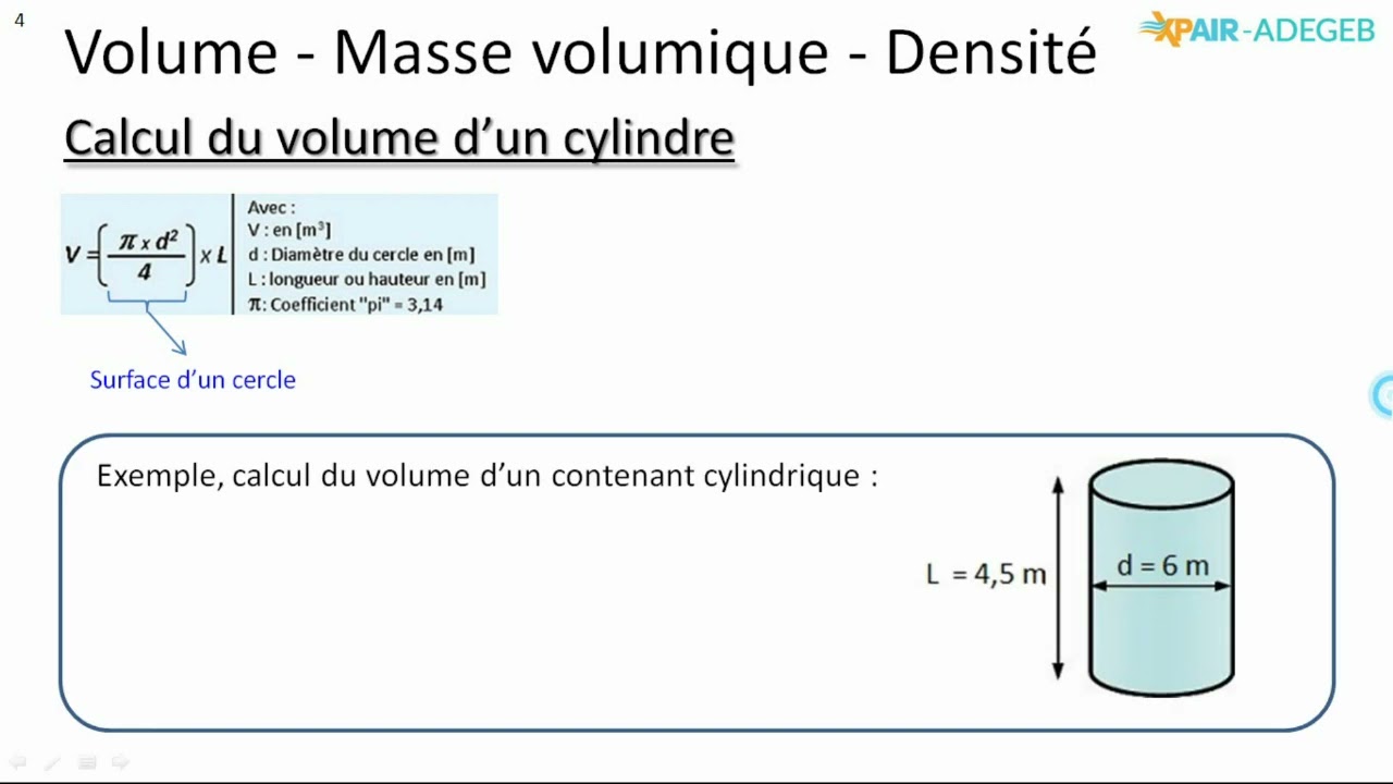 Ntroduire 79+ Imagen Formule Du Volume Cylindre - Fr.thptnganamst.edu.vn