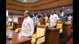 Rapat Paripurna DPRD Kota Batam. Laporan Pansus Penyelenggaraan Kearsipan. Rabu, 25/1/2023.