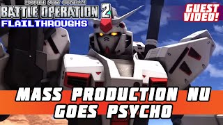 Gundam Battle Operation 2 GUEST VIDEO: Mass Production Nu Gundam In MP Psycho Gundam Colors