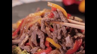 【家常菜食譜】簡單步驟快手菜！鐵板牛柳 STIR-FRIED BEEF