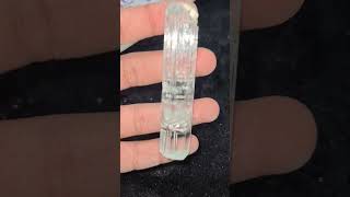 New beautiful aquamarine  Crystal Piece available for sale Weight 36 grams From skardu pk