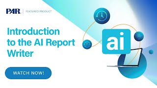 Introduction to the AI Report Writer
