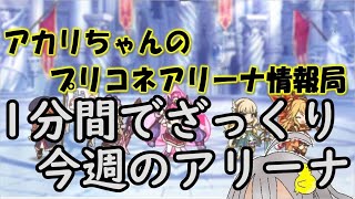 【プリコネR】１分間で今週のアリーナ傾向【バリーナ】【プリーナ】