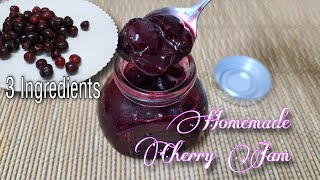 3 Ingredients Cherry Jam