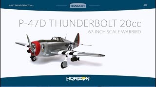 Hangar 9 P-47D Thunderbolt 20cc ARF 67\