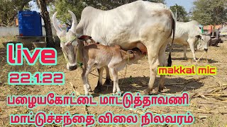 பழையகோட்டை மாட்டுத்தாவணி மாட்டுச்சந்தை நேரலை||palayakottai country cow|@MAKKALMIC