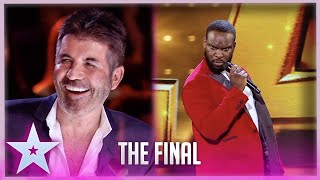 Comedian's Axel Blake FINAL WINNER Performance (Simon Can't Stop Laughing!) | Final BGT 2022