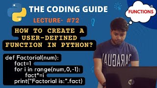 How to create user-defined function in Python? | Use of def Keyword | Python Tutorials For Beginners