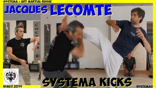 Systema Nimes défense sur coups de pieds par Jacques LECOMTE