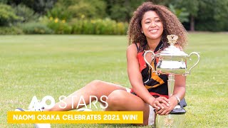 Naomi Osaka Celebrates Australian Open 2021 Win | AO Stars