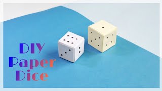 How to make easy paper dice at home || DIY paper dice  || Dice origami