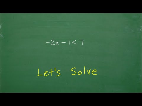 How To Solve The Basic Algebra Inequality- Step By Step - YouTube