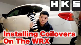 How to install Coilovers on the 2019 WRX || HKS HYPERMAX GT IV