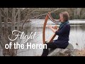 FLIGHT OF THE HERON harp solo by Anne Crosby Gaudet