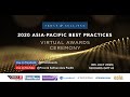 2020 Frost & Sullivan Asia-Pacific Best Practices Virtual Awards Ceremony - 8th July