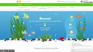 IXL hack (if you have to answer a certain amount of questions correctly, this is ur skill)