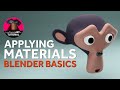ADDING MATERIALS in Blender | The BASICS | LeeDanielsART Tutorial