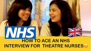 UK NHS Interview Questions For Theatre nurses|| Frequently Asked Questions ||UK NHS nurses dream🥰