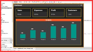 Java Project Tutorial - Design Dashboard Form In Java Netbeans