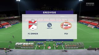 FC Emmen vs PSV Eindhoven (24/01/2023) Eredivisie FIFA 23