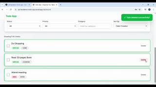 Full-Stack AI Todo App | Next.js + FastAPI + Neon PostgreSQL database