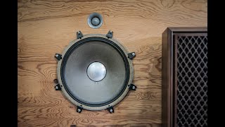 JBL D130(open baffle)　﻿﻿小林明子”恋に落ちて” 空気録音