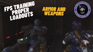 FPS Training Part 1 | Armor and Weapon Discussion | Proper Loadouts | Star Citizen