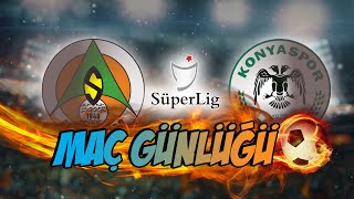 Alanyaspor 2-2 Konyaspor (Maç Günlüğü)