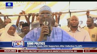 Shekarau Meets With Supporters After Defecting From PDP To APC