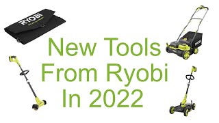 New Ryobi tools for 2022