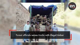 Forest official seizes trucks with illegal timber in bomdila