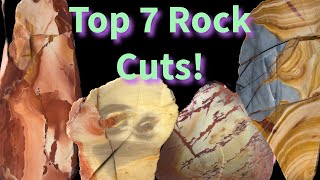 Top Rock Cuts of the Week! 7 Stunning Interior Reveals! Amazing Colors and Patterns! Jaspers, Agate