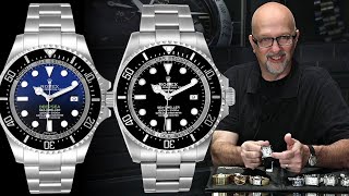 Rolex Deepsea Seadweller 126660 and Cameron D-Blue 116660 Watch Review | SwissWatchExpo