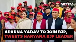 UP Elections: Mulayam Singh Yadav Daughter-In-Law Aparna Yadav To Join BJP Today, Claims Leader