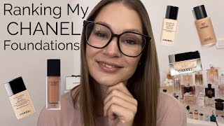 BEST CHANEL FOUNDATION || Ranking My Chanel Foundations // Good \u0026 Bad