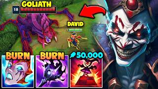 Pink Ward Shaco versus 10,000 HP Cho'Gath... (DAVID VS. GOLIATH)