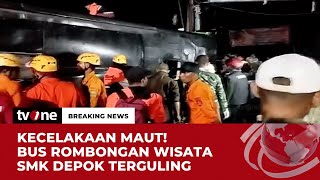 [BREAKING NEWS] Ringsek Parah! Bus Rombongan Wisata SMK Depok Alami Kecelakaan! | tvOne