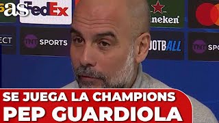 PEP GUARDIOLA y las OPCIONES del MANCHESTER CITY para clasificarse en CHAMPIONS