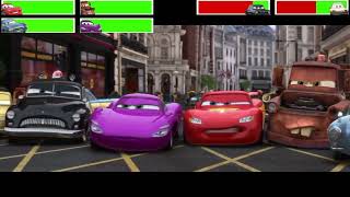 Cars 2 (2011) Final Battle with healthbars (Edited By @GabrielD2002)