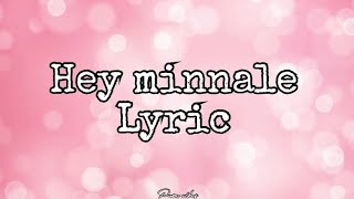 Hey Minnale Lyric Song | G.v.prakash | Amaran |