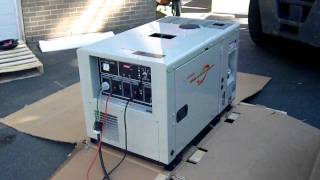 Yanmar EG100i generator testing