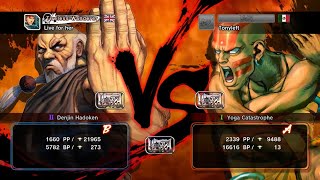 [USF4] Live for her (Gouken) vs. Tonyleft (Dhalsim) [Ranked Match]