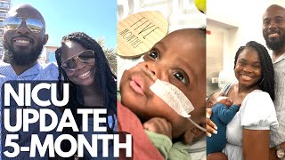 5 month NICU Update! | NICU Journey |Preemie Baby development