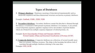 Biological Databases