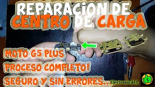 Reparación de centro de carga Moto G5 Plus eficaz y sencillo! Proceso completo..!