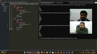 Python | Number Patterns |Demo Video| #programming #coding #python #whileloop #hindi #numbers