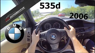 2006 | BMW 535d 200 kW POV Test Drive + Acceleration 0 - 200 km/h